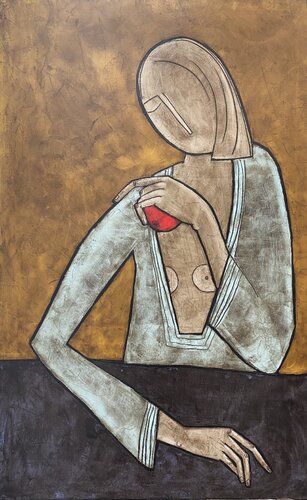 Temptation par Tatiana Harizanova, Peinture en vente sur Singulart