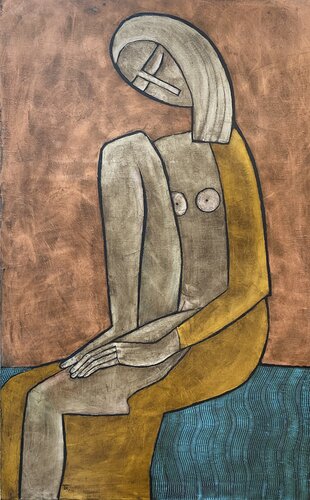 09.35 h. par Tatiana Harizanova, Peinture en vente sur Singulart