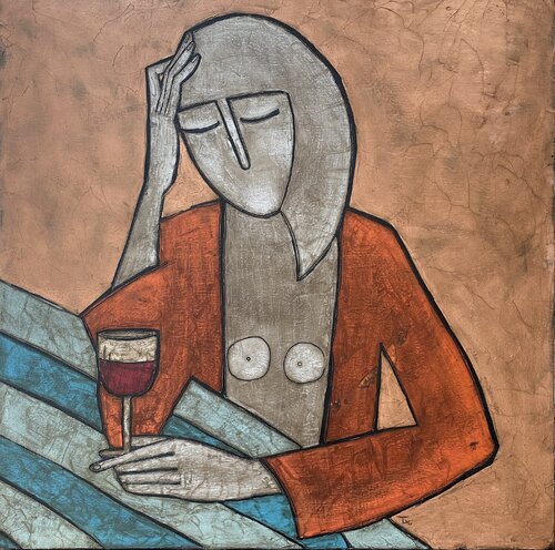 13.20 h. di Tatiana Harizanova, Pittura in vendita su Singulart