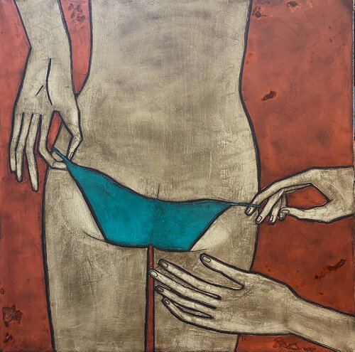 21.50 h. di Tatiana Harizanova, Pittura in vendita su Singulart