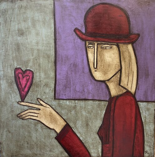 17.00 h. di Tatiana Harizanova, Pittura in vendita su Singulart