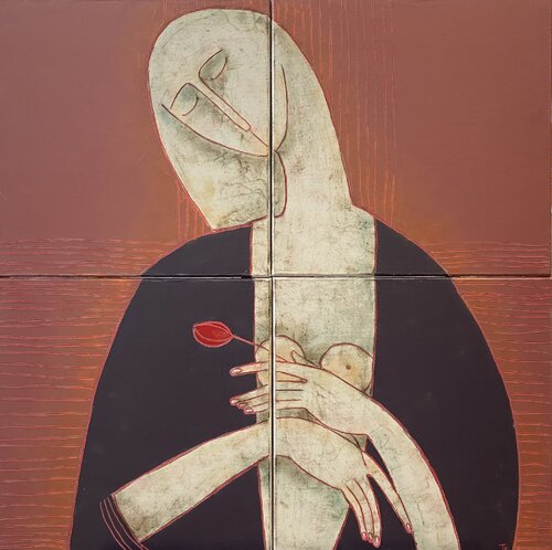 Lady with a flower Tatiana Harizanova