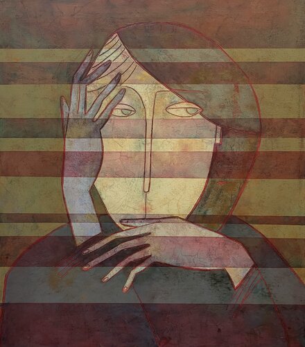 Just before midnight par Tatiana Harizanova, Peinture en vente sur Singulart