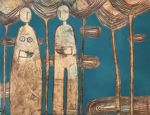 The forest par Tatiana Harizanova, Peinture en vente sur Singulart