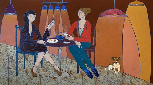 Sugar conversations di Tatiana Harizanova, Pittura in vendita su Singulart