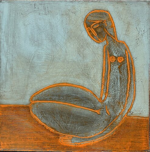 Girl di Tatiana Harizanova, Pittura in vendita su Singulart