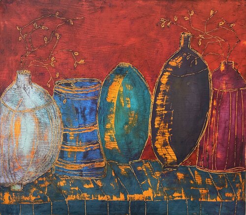Warm winter van Tatiana Harizanova, Schilderij te koop op Singulart