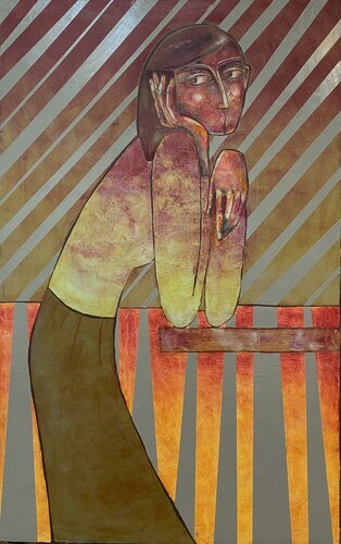 Collector of thoughts par Tatiana Harizanova, Peinture en vente sur Singulart