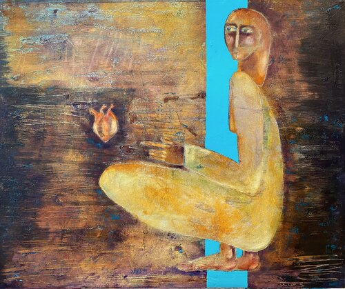 Take me to the moon par Tatiana Harizanova, Peinture en vente sur Singulart
