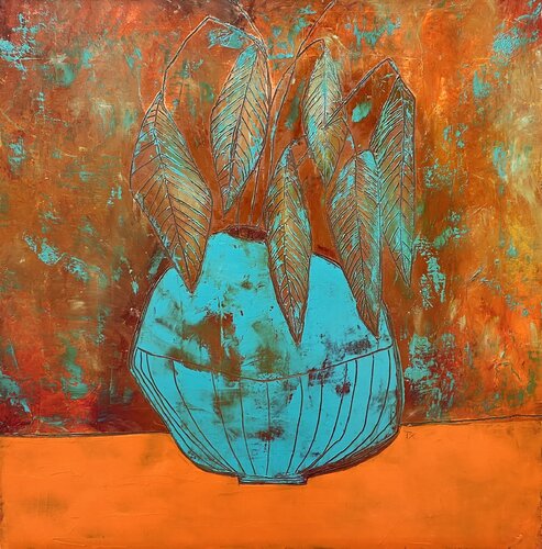 А vase par Tatiana Harizanova, Peinture en vente sur Singulart