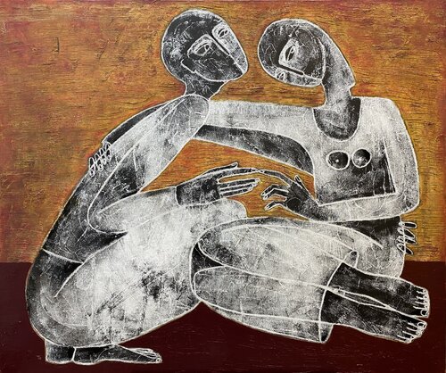 Black and white film par Tatiana Harizanova, Peinture en vente sur Singulart