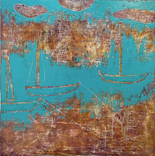 Summer rain par Tatiana Harizanova, Peinture en vente sur Singulart