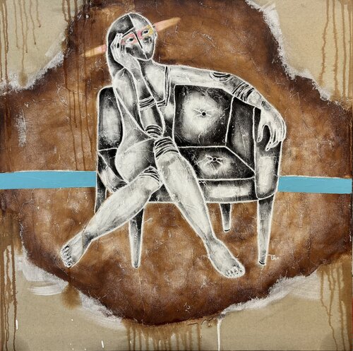 Black velvet par Tatiana Harizanova, Peinture en vente sur Singulart