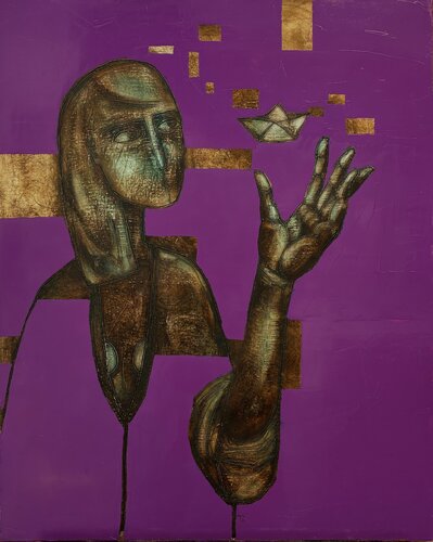 Close to me par Tatiana Harizanova, Peinture en vente sur Singulart