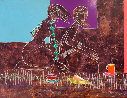 Sugar stories par Tatiana Harizanova, Peinture en vente sur Singulart