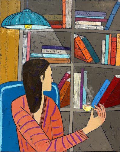 Echo of thoughts par Tatiana Harizanova, Peinture en vente sur Singulart