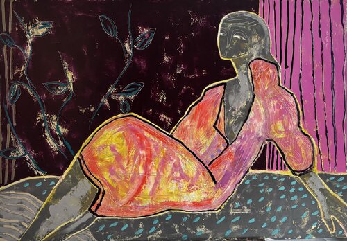 One of those days par Tatiana Harizanova, Peinture en vente sur Singulart