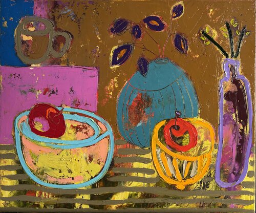 Between the seasons 2 par Tatiana Harizanova, Peinture en vente sur Singulart