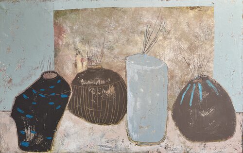 Vases by Tatiana Harizanova, Painting for Sale on Singulart