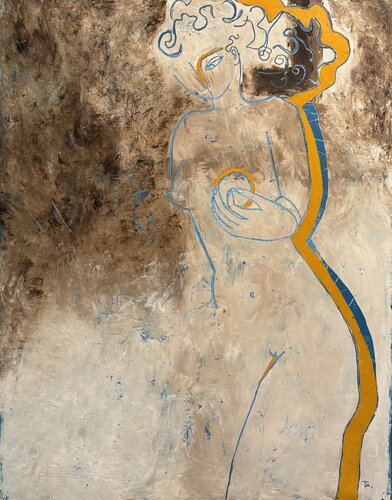 Invisibly warm par Tatiana Harizanova, Peinture en vente sur Singulart