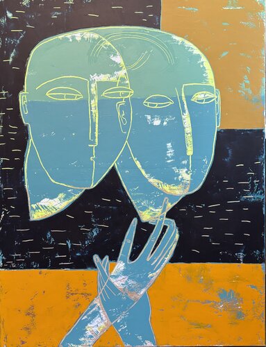 I caressed the rushing time par Tatiana Harizanova, Peinture en vente sur Singulart