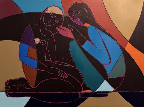 Stained glass par Tatiana Harizanova, Peinture en vente sur Singulart