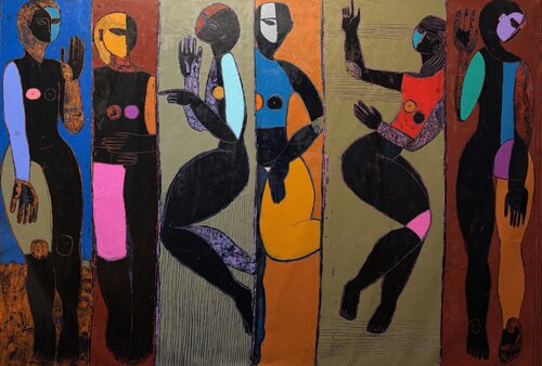Six minutes of color par Tatiana Harizanova, Peinture en vente sur Singulart