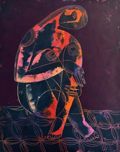 It is quiet di Tatiana Harizanova, Pittura in vendita su Singulart