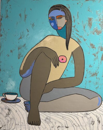 Coffee par Tatiana Harizanova, Peinture en vente sur Singulart