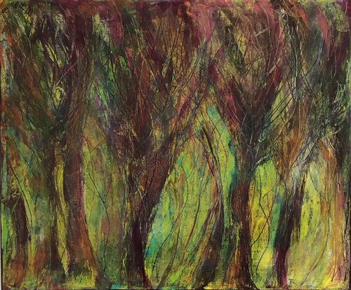 The old forest van Tatiana Harizanova, Schilderij te koop op Singulart