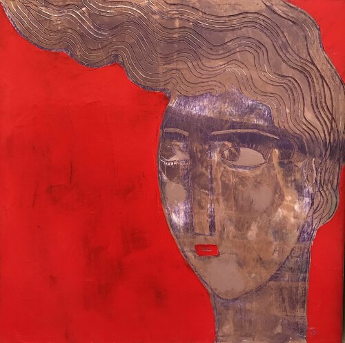 Wind in the hair van Tatiana Harizanova, Schilderij te koop op Singulart