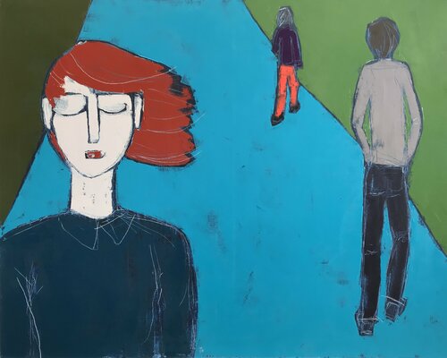 Passing by van Tatiana Harizanova, Schilderij te koop op Singulart