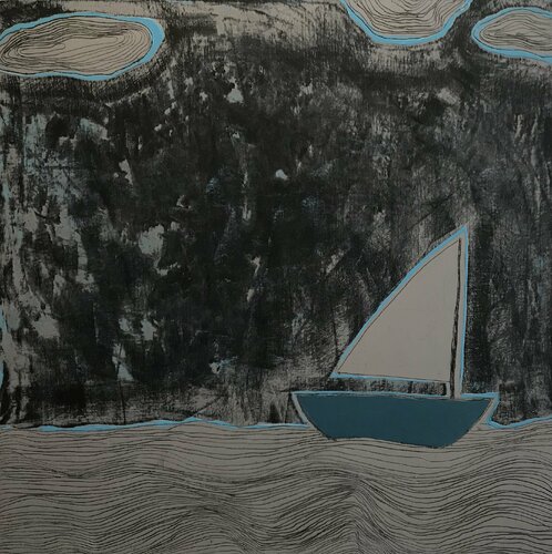 The sea par Tatiana Harizanova, Peinture en vente sur Singulart