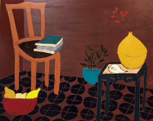 Three stories di Tatiana Harizanova, Pittura in vendita su Singulart