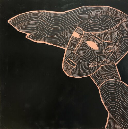 Black hair Tatiana Harizanova