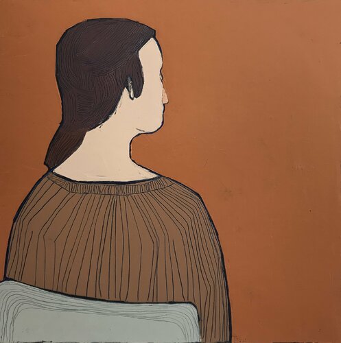 Deep in thoughts by Tatiana Harizanova, Painting for Sale on Singulart