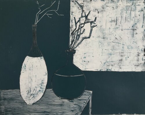 The blue room di Tatiana Harizanova, Pittura in vendita su Singulart