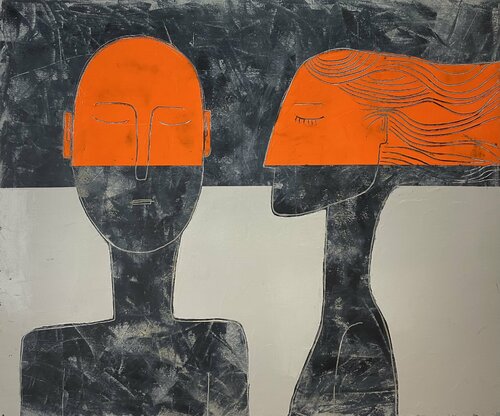 Warm thoughts di Tatiana Harizanova, Pittura in vendita su Singulart
