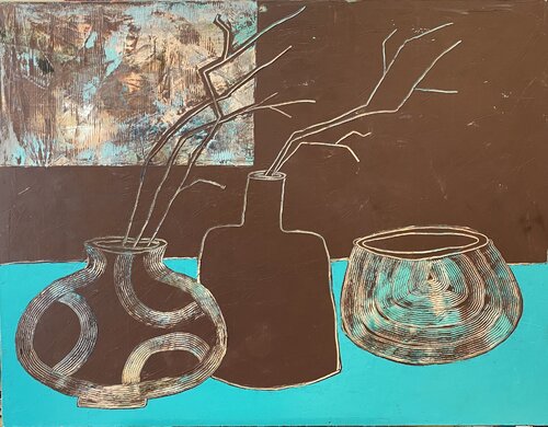 Time will stop par Tatiana Harizanova, Peinture en vente sur Singulart