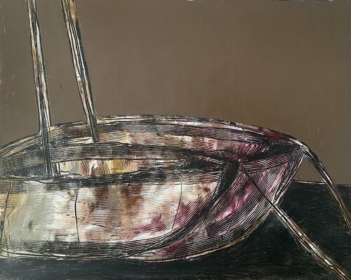On the shore par Tatiana Harizanova, Peinture en vente sur Singulart