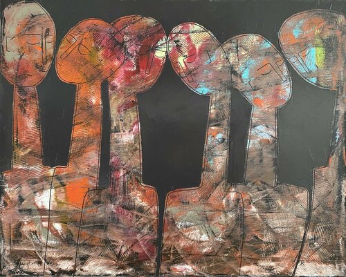With honey on the lips par Tatiana Harizanova, Peinture en vente sur Singulart