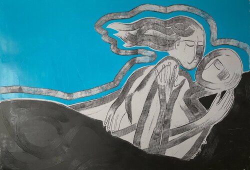 Night par Tatiana Harizanova, Peinture en vente sur Singulart