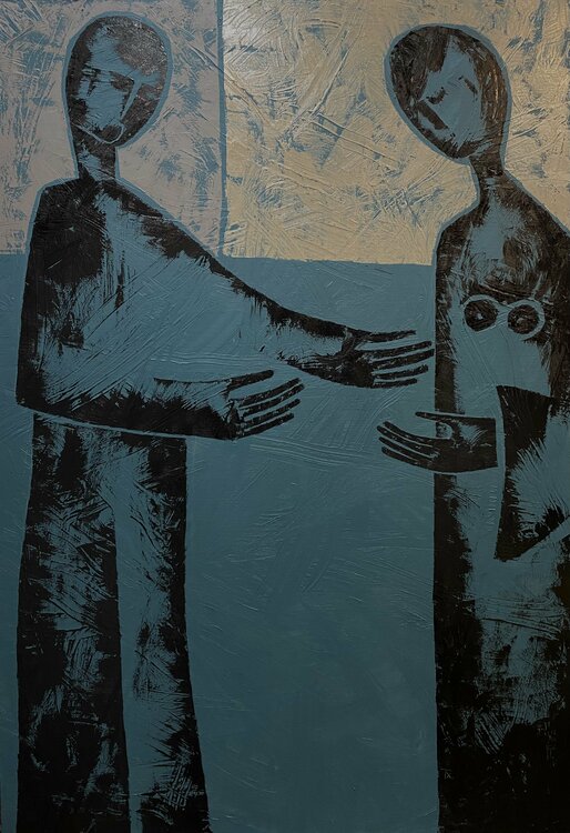 He and she Tatiana Harizanova