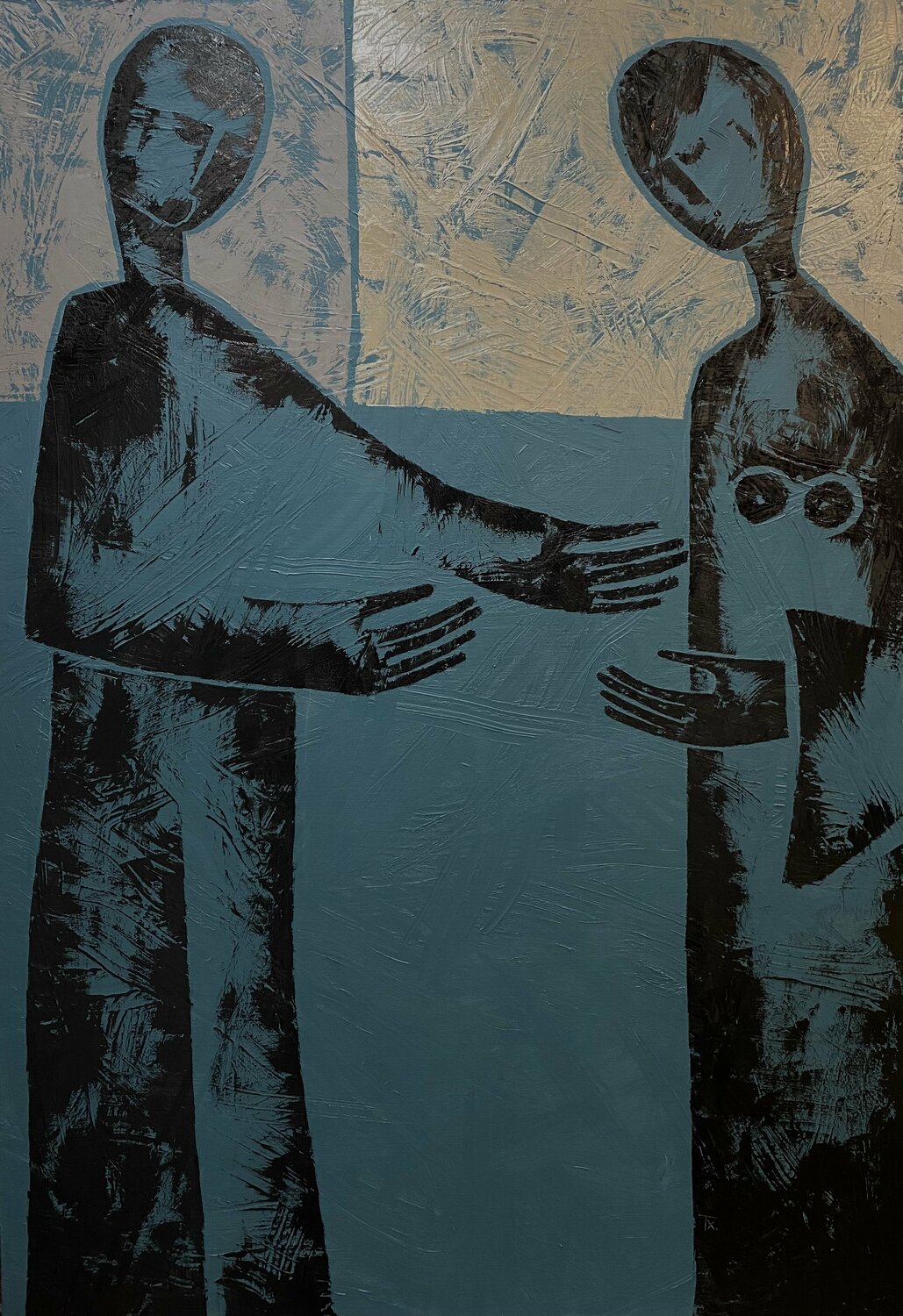 He and she Tatiana Harizanova