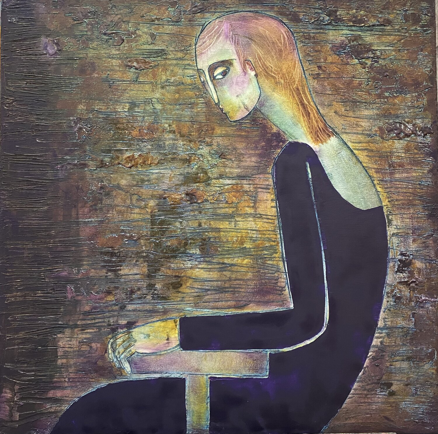 The girl who... Tatiana Harizanova Originalgemälde zu verkaufen