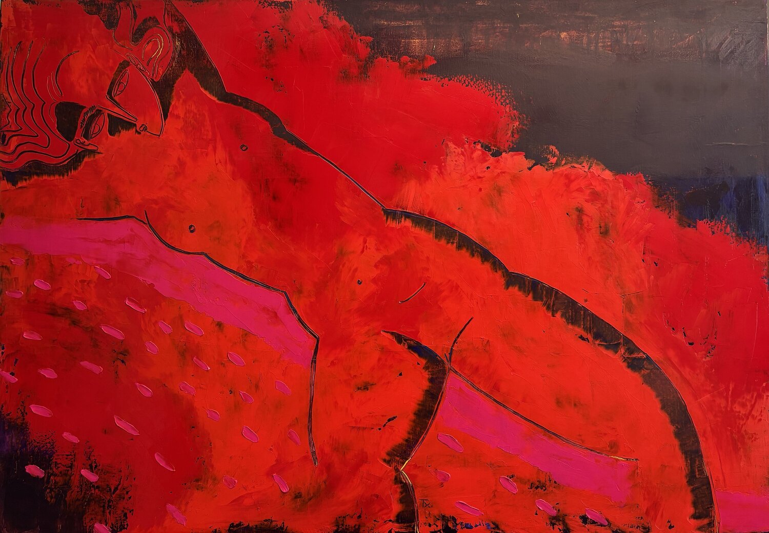 Оn the edge of sleep Tatiana Harizanova Originalgemälde zu verkaufen