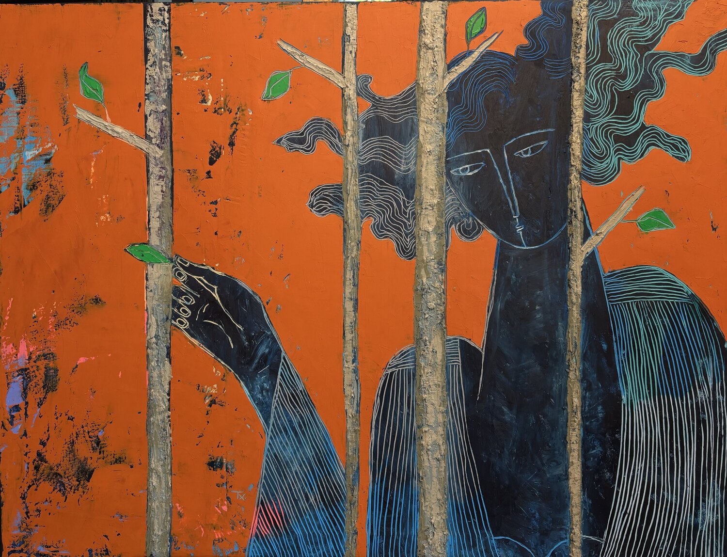 Forest Tatiana Harizanova Original painting for sale