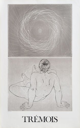 L'homme aux atomes (avec texte) von Pierre-Yves Trémois, Druck kaufen auf Singulart