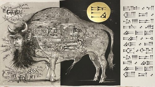 L'Auroch (The Aurochs) von Pierre-Yves Trémois, Druck kaufen auf Singulart