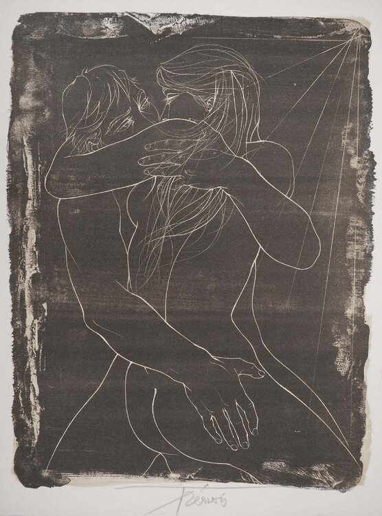Couple enlacé Pierre-Yves Trémois